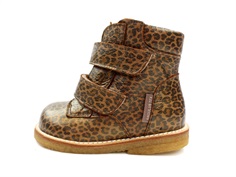 Angulus winter boot brown leopard with TEX